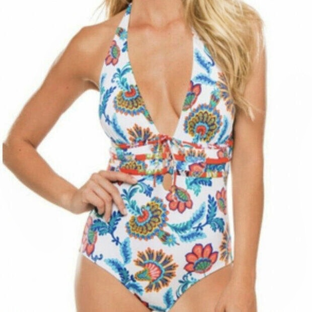 TOMMY BAHAMA Fira Halter One Piece Swimsuit!